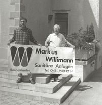 1998 übergibt Otto Willimann (Nr. 5) das Geschäft Markus Willimann (Nr. 6)